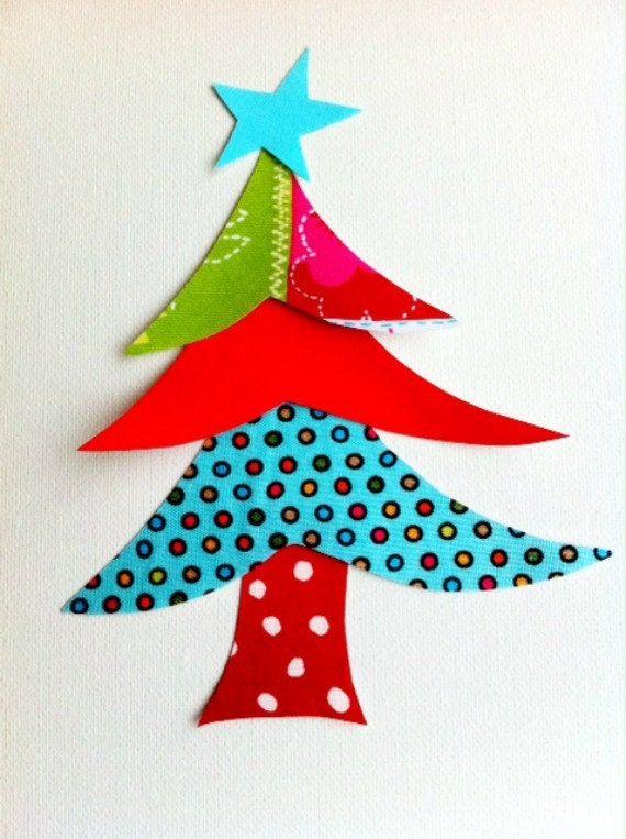 funky christmas tree diy iron on fabric applique funky christmas tree diy iron on fabric applique