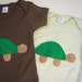 Clearance Sale Turtle Onesie in 6-12 Months in Chocolate Brown