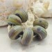 Lampwork Beads - Handmade Glass Beads - Etched Raku