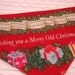 Holiday Dog Bandana Wishing you a Merry Old Christmas MEDIUM Collar Style