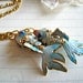 catch of the day necklace - cloisonne koi fish necklace, fish necklace, pisces, gemini necklace, gold, chinese new year
