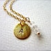 custom mommy necklace - monogram necklace, custom birthstone, handmade jewelry, gifts under 50