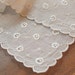 Antique Hankie Bride Quality White Circle Scalloped Edge Embroidery