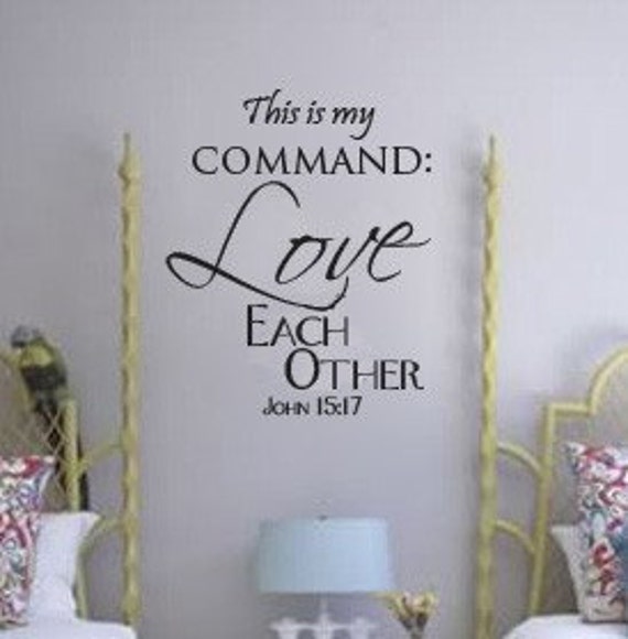 Items similar to Scripture Vinyl wall decal on Etsy