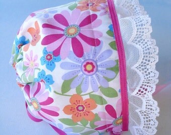 Adjustable Knot Baby Bonnet Sewing Pattern - PDF ePattern