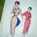 1950s Vintage Sewing Pattern - Spectator Dress with Scarf- Butterick 8455