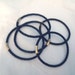 black leather bracelet