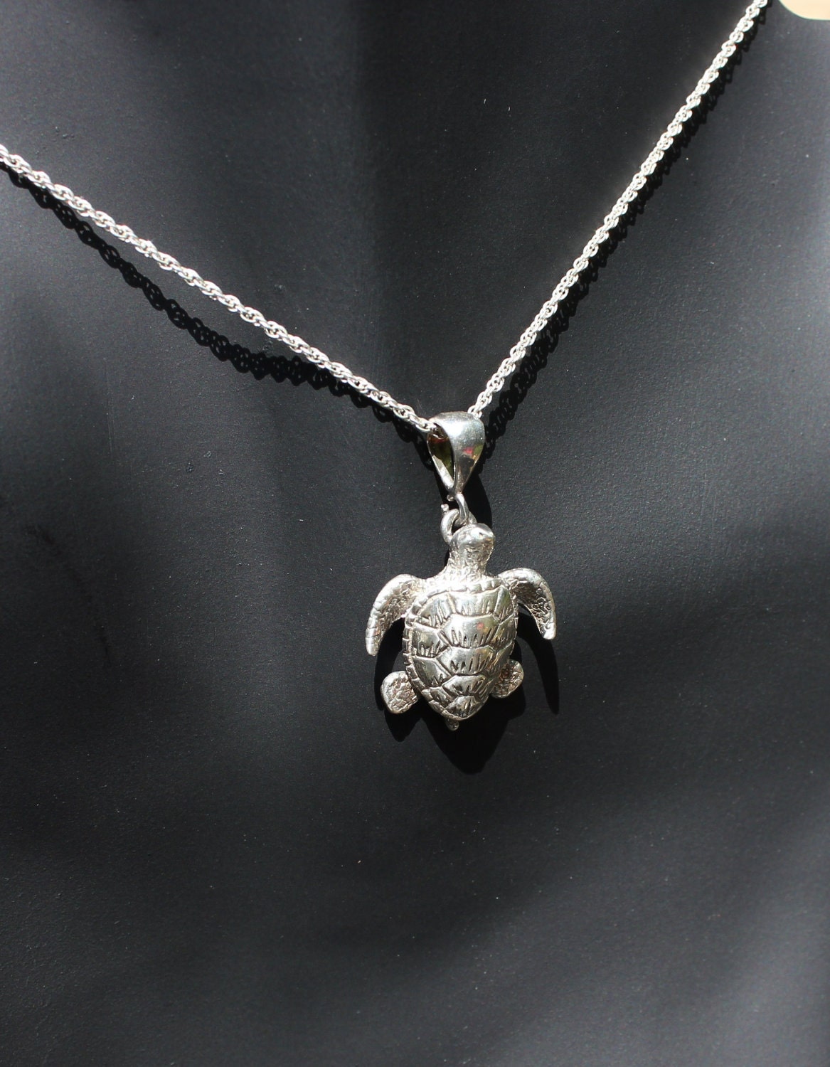 925 Sterling Silver Turtle from WrapMeUpToo on Etsy Studio