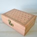 Vintage 1960s Shabby Chic Pink Jewelry Box