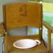 VINTAGE Child's Wooden Potty Chair by Thayer Tops for Tots Company