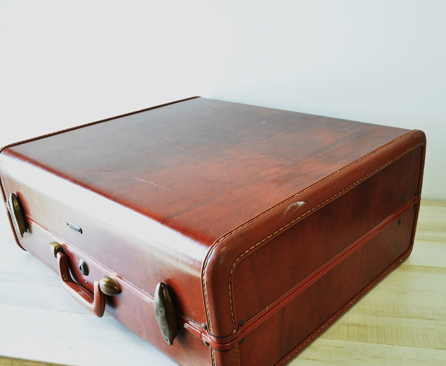 vintage hard side samsonite luggage