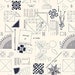 MODA, Made with Love, Pattern Pieces, Cotton Canvas...one yard