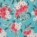 Flea Market Fancy Legacy Collection, Bouquet in Turquoise, Denyse Schmidt, FREE SPIRIT..last 23 inches