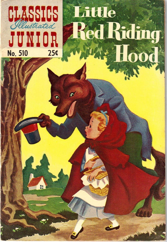 Items similar to Vintage LITTLE RED RIDING HOOD Comic Book on Etsy