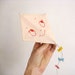 Valentine's greeting card. Kite - One-of-a-kind handmade Happy Kite.