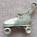 CHARM, ROLLER SKATE,Sterling, silver, Sport, Racing, Shoe,