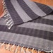 Handmade woven rag rug (Manhat Pulp 1/51), 094j