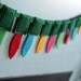 Felt Christmas Lights Garland