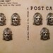 Small Matte Silver American Indian Stampings(6)-BT39834.