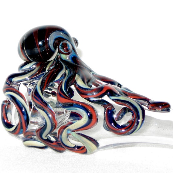 blown glass octopus