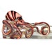 Octopus Chillum Medium Fumed Color Changing Hand Blown Glass