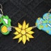 Welcome Wood 3 piece Charm with Rope for Welcome Sign or Wreath-- Your Choice of Design