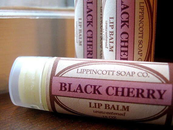 Black Cherry Lip Balm - Unsweetened