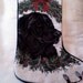 Black Labrador Retriever Black Lab Needlepoint Christmas Stocking
