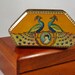 Dainty Dinah Tin with Two Bold Peacocks