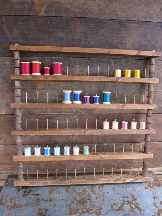 Vintage Sewing Spool Holder by greatfindz on Etsy