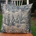 Toile French Country Pillow Cover