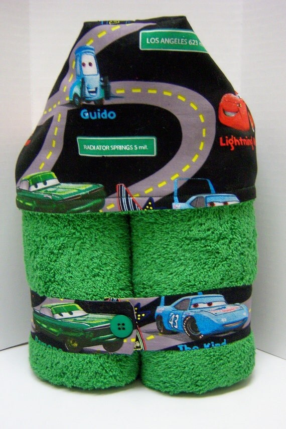 Kid's Hooded Towel New Disney's CARS Lightning