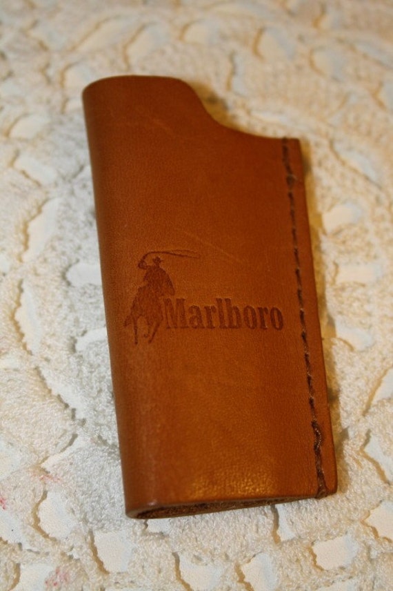 Marlboro Lighter Leather Case