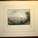 Vintage Hand Coloued Engraved Printing - Glouster from Robin's wood Hill, London.