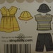 Baby clothing and stroller bag pattern