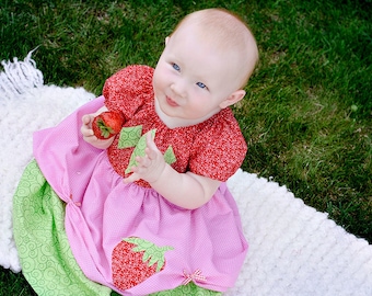Strawberry Shortcake Dress 12 months - 12 girls - Product ID #SSPD200