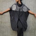 Being here...Black poncho jacket (one size fit most)