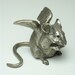 Angel Chubby Mouse - Bronze Sculpture - 7 and a bit inches nose tip to tail tip