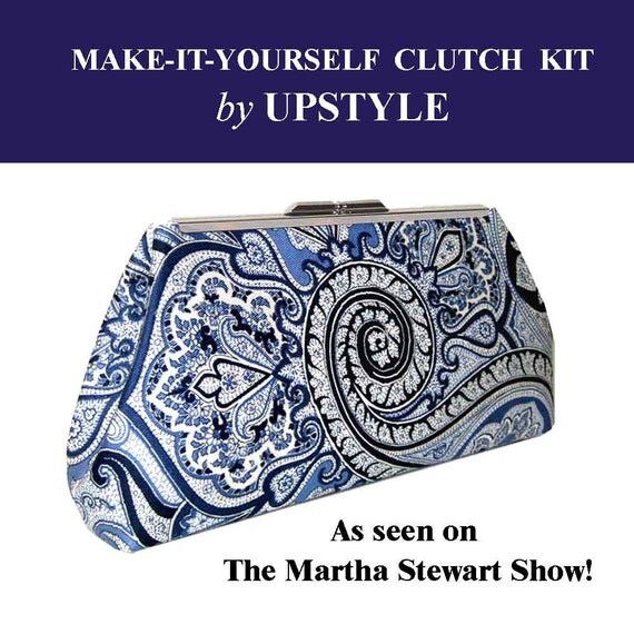 Items similar to SALE DIY Clutch Purse Kit As Seen on The Martha