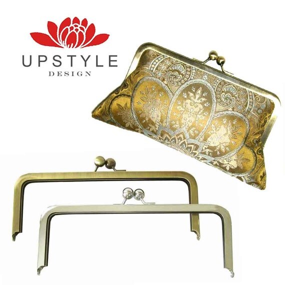 25 Clutch Purse Frames 8 x 3 Classic Style Nickel and/or