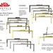 Metal Purse Frames - Pick any 10 frames - DIY Clutch Purse Frame - As seen on The Martha Stewart Show