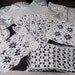 Lot of 7 Vintage Doilies, Wedding Doilies, Table Decor, Sewing