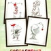 Monster Holiday Cards - Set of 8