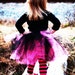 Crawler Covers Baby Toddler Leg Warmers---Black and Hot Pink Thick Striped---ALWAYS SHIPS WITHIN 24 HOURS OR LESS