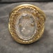 Vintage Bangle Bracelet Whiting Davis Massive Cameo B2965