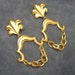 Massive Long Earrings Karl Lagerfeld E3962