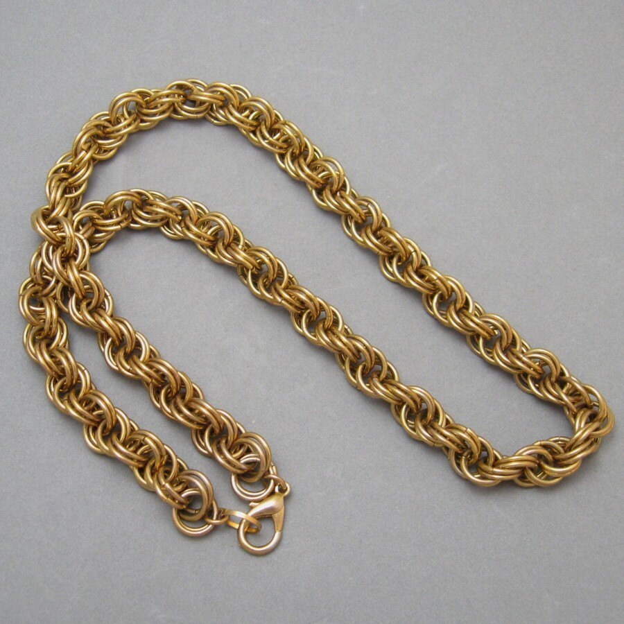 Heavy Rope Chain Necklace Big Chunky N1662