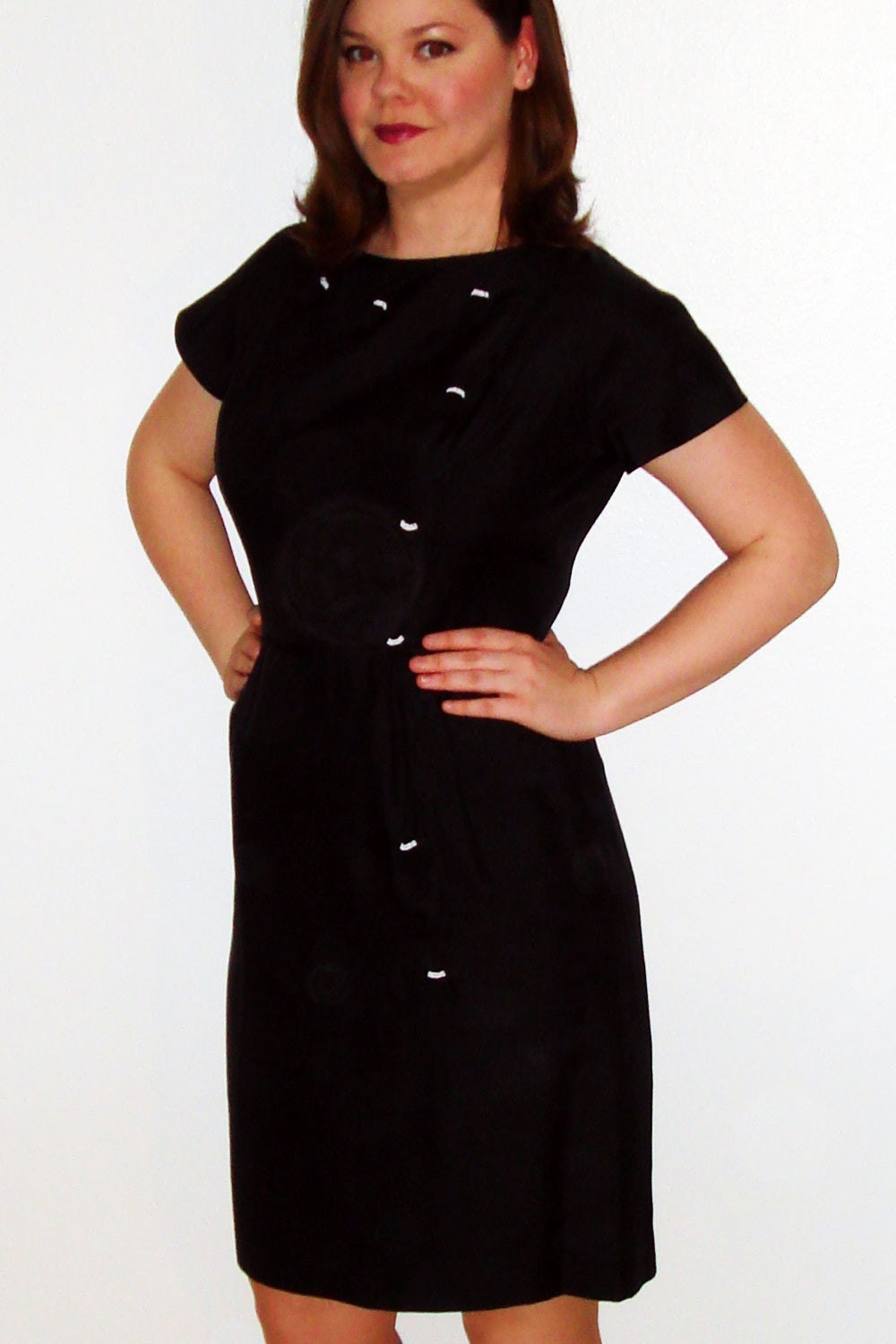 black silk cocktail dresses