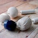 Ocean Inspiration Necklace Nautical Bleached White Coral with Sodalite Blue Gemstone Gift Box