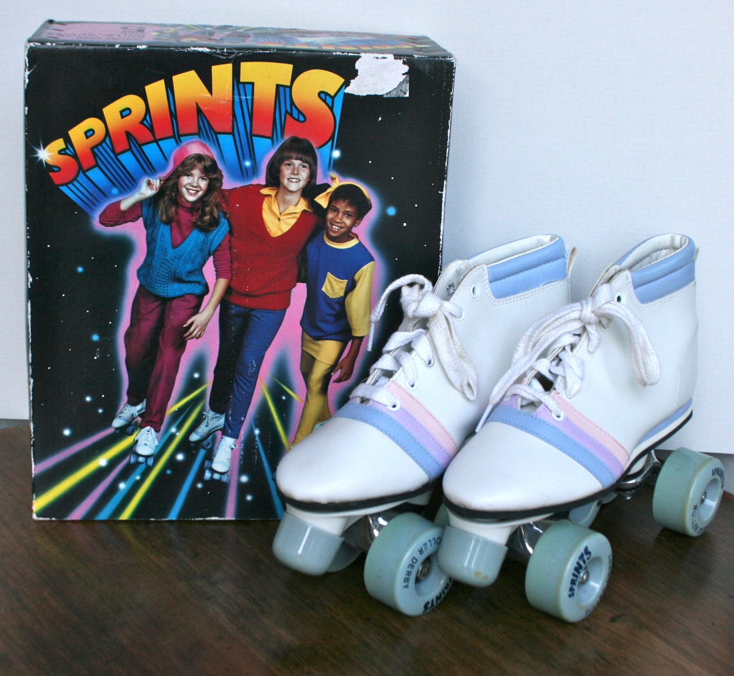 Vintage Sprints Roller Derby 1980's Roller Skates